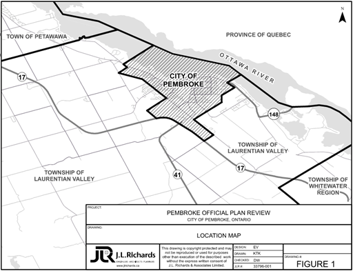 City of Pembroke Location Map