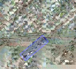 Aerial map highlighting the property available for sale.