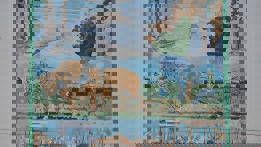 Photo of the A Celebration of Rural Living mural.