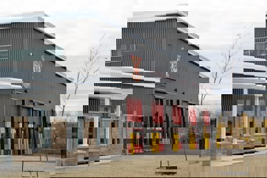 A photo of the exterior of the Pembroke Fire Hall