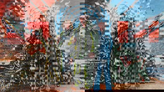 Photo of the Canadian Armed Forces - At the Ready mural.