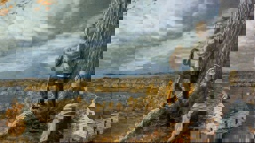 Photo of the Peter White mural.